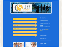 Tablet Screenshot of lunasystems.biz